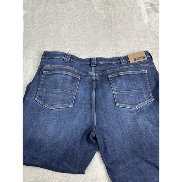 Duluth Trading Ballroom Double Flex Jeans Men's Size 42x30 Blue - Picture 5 of 14